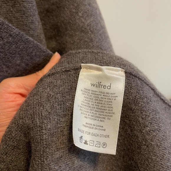 Wilfred Belize Cardigan in Heather Dark Oatmeal - Picture 8 of 8